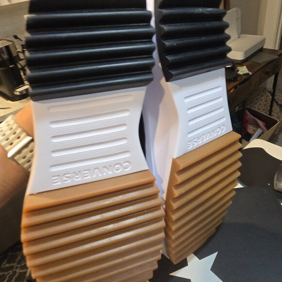 Converse Run Star Hike Low top men's Sneakers 168816C black Canvas SIZE 10 NEW - Picture 9 of 14